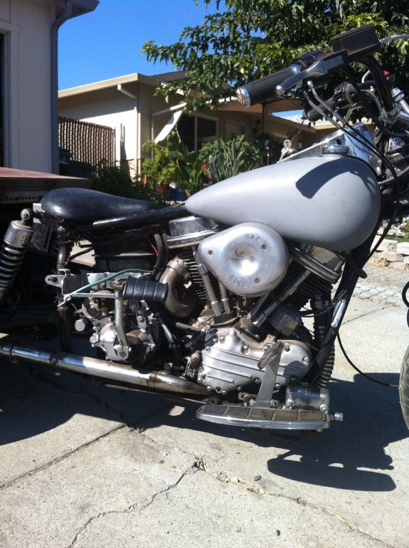 1955 Harley Davidson Panhead Trike