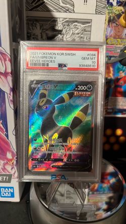 PSA 10 Umbreon V Full Art Korean Pokemon Card