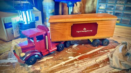 Wooden hand crafted trucks