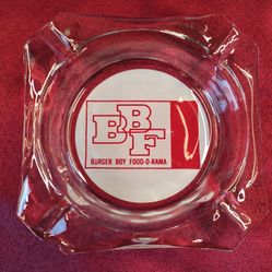 Vintage BBF Burger Boy Food-O-Rama Ashtray