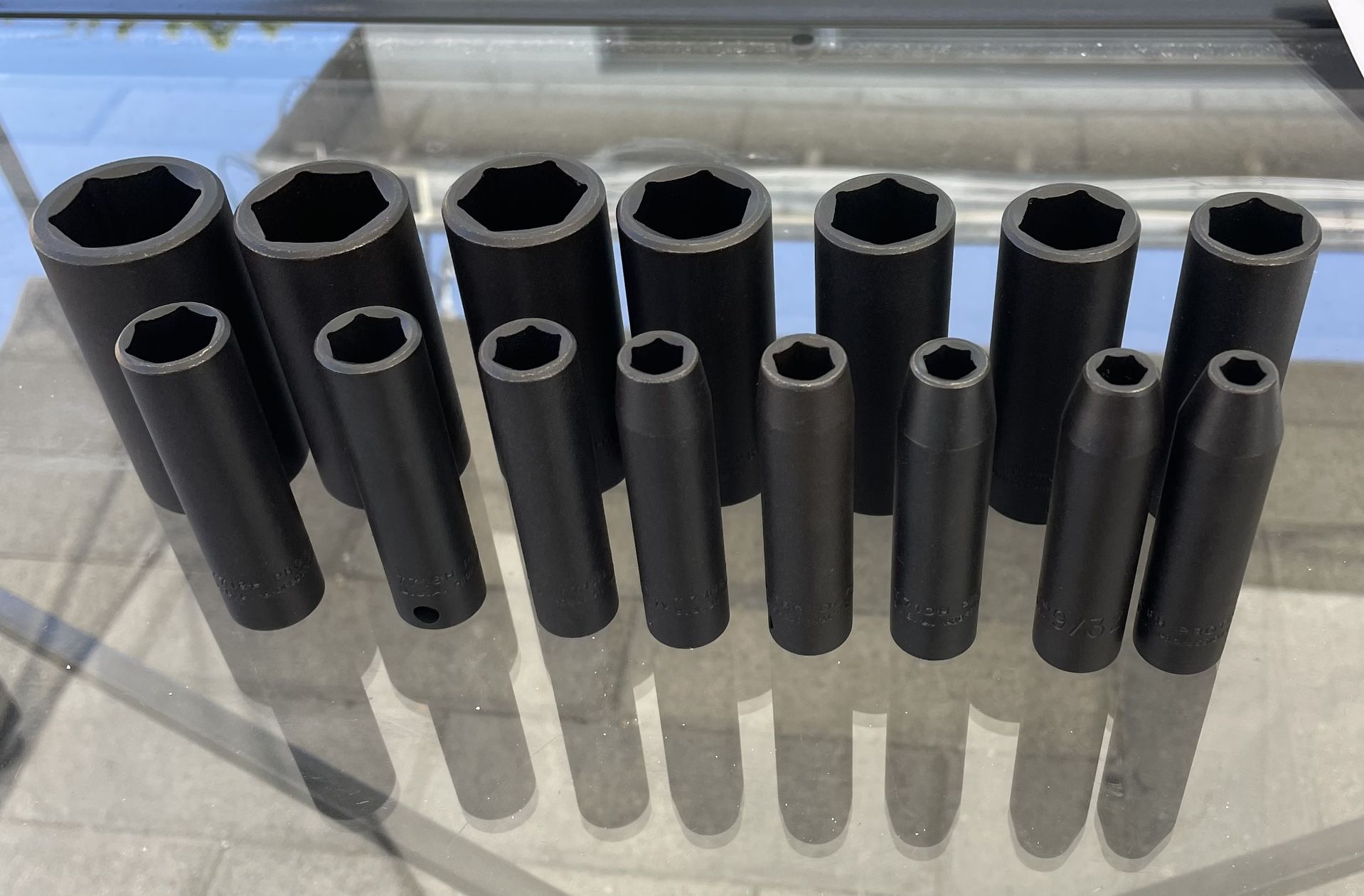 Proto Deep Impact Socket Set: 15 Pc