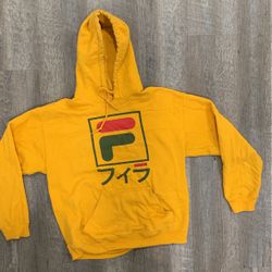  Yellow Ventige Fila Sweatshirt