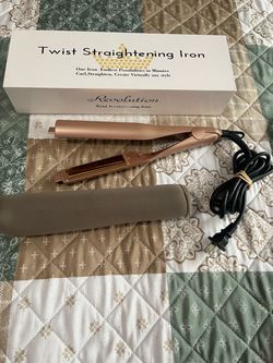 Revolution Twist Straightening Iron Rose Gold