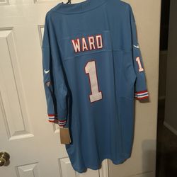 Cameron ward Nike blue NFL jersey, Size XXL