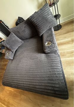 Oversized chaise lounge couch