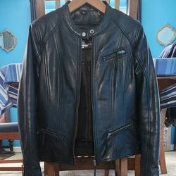Womens Leather Motorcycle Jacket