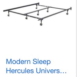 Queen frame with whells And Box Springs (Lady Americana)