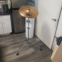 STAND HEAVY WEIGHT  Pdp  and ZBT CRASH Ride 18" 45 cm. Zildjian 