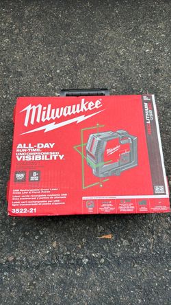 Milwaukee 3522-21 USB Rechargeable Green Laser Level