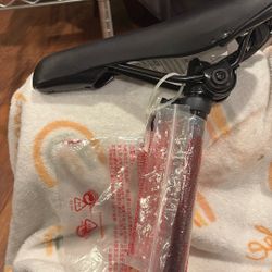 New replacement bike seat $25new Pedals $12 R 35 For Both