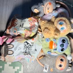  8 Labubus 2 Unopened 