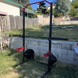 Olympic Squat Rack + Weights