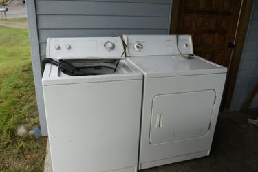 Washer & Electric Dryer $20!