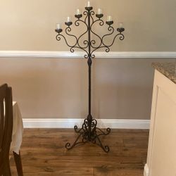 Metal 7 Candle Candelabra