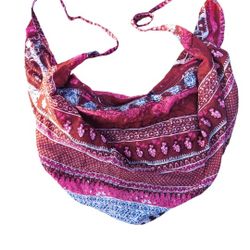 NWT Boho Soft Fabric Hobo Bag