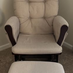 Glider Chair W/Ottoman