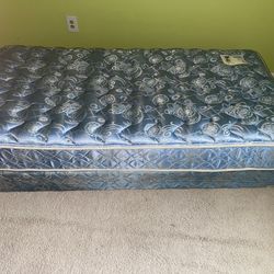 Twin-size mattress and box spring set