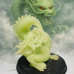 6x8” Green Dragon Statue Figurine Legacy of the Celestial Dragon