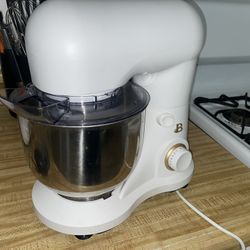 3.5 Q White Drew Barrymore Stand Mixer 