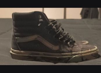 Vans Sk8-Hi Black/Camo High-Top Sneakers