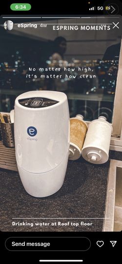 Brand New E-spring UV light Water Filter  System 