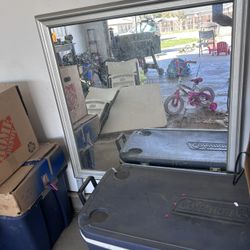 Silver Dresser Mirror 