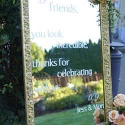 Large Antique Mirror