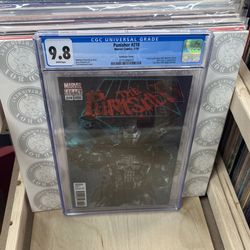 The Punisher #218 Comic Graded 9.8 CGC