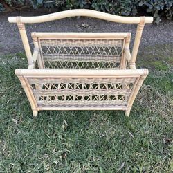 Bamboo Style Magazine Rack
