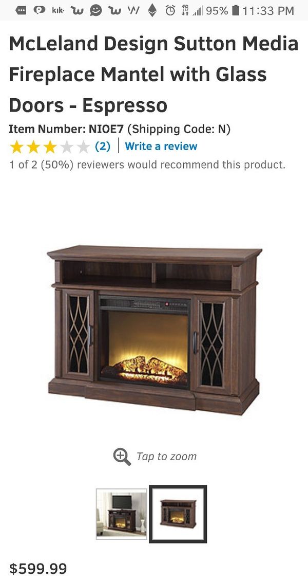 Mcleland Design Sutton Media Electric Fireplace For In Olathe Mcleland Design Sutton Media Electric Fireplace For In Olathe Ks Offerup