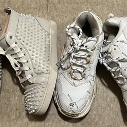Balenciaga Christian Louboutin Designer Men’s Sneakers Shoes Size 42
