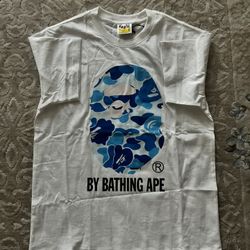 A Bathing Ape T-Shirt Blue Camo Bape