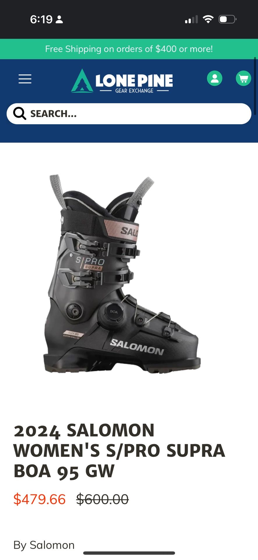 Salomon S/Pro Alpine Ski Boots