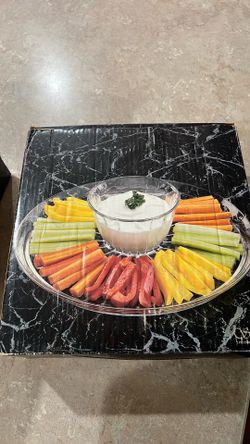 Glass serving Tray