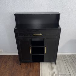 BRAND NEW!! Black Storage Side Cabinet/Buffet/Sideboard