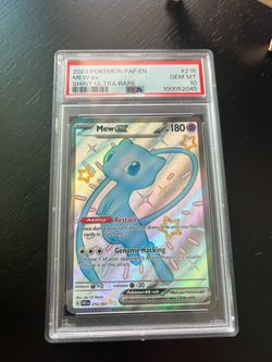 PSA 10 Mew ex Shiny Ultra Rare Paldean Fates