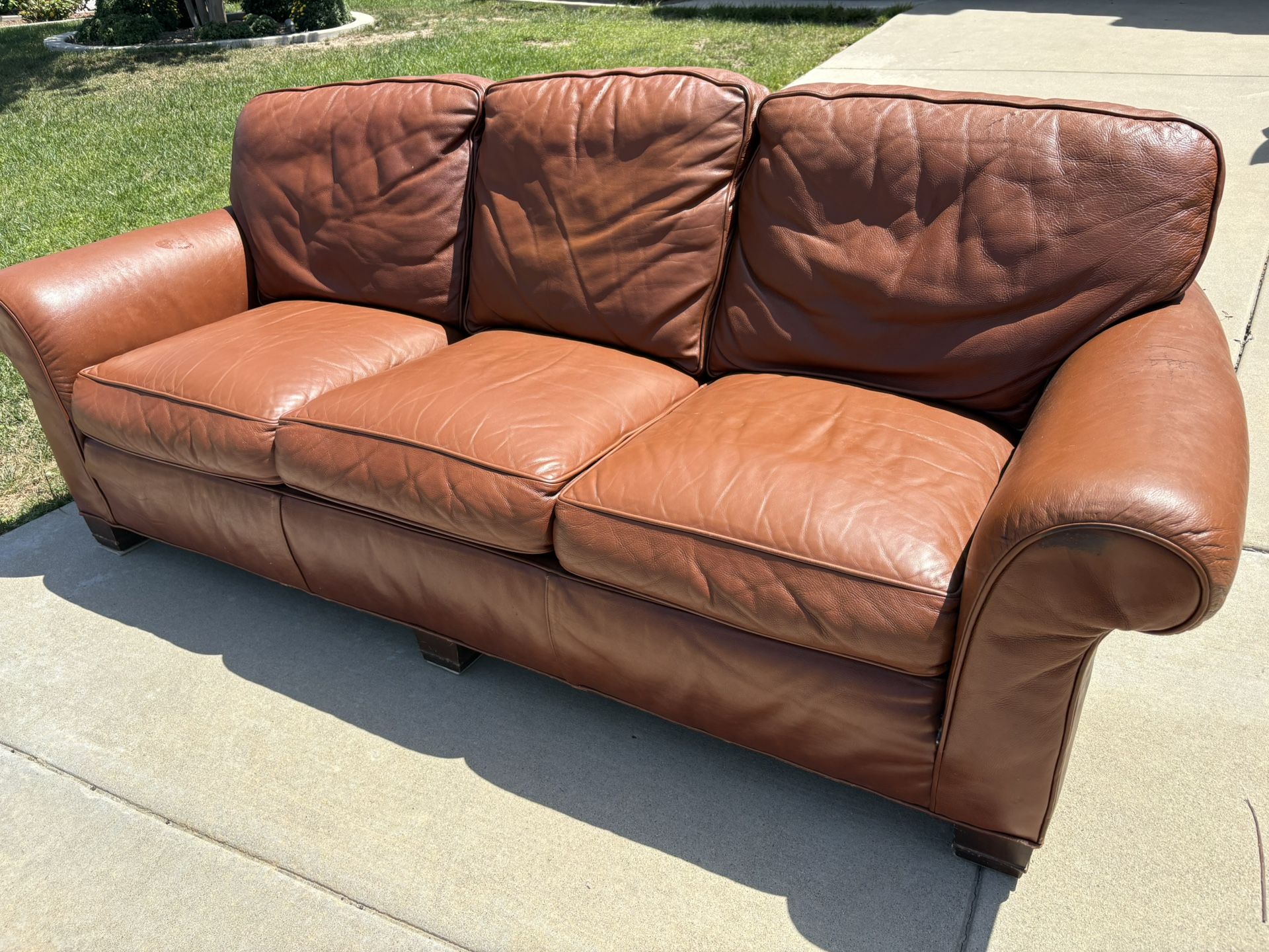$500 Leather Couch