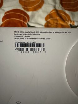 Apple Watch SE 3 44mm Midnight