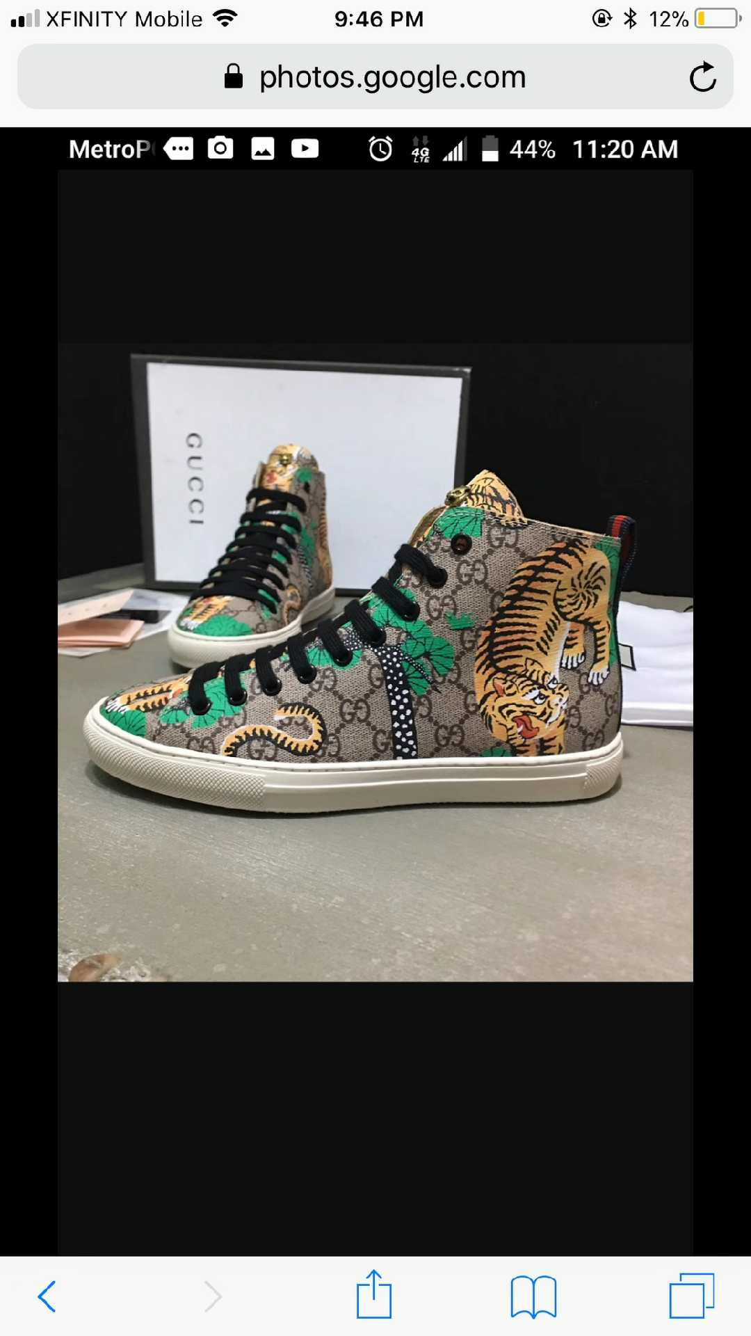 Authentic Versace , Guiseppe , Gucci Sneakers size 6-11 by order only