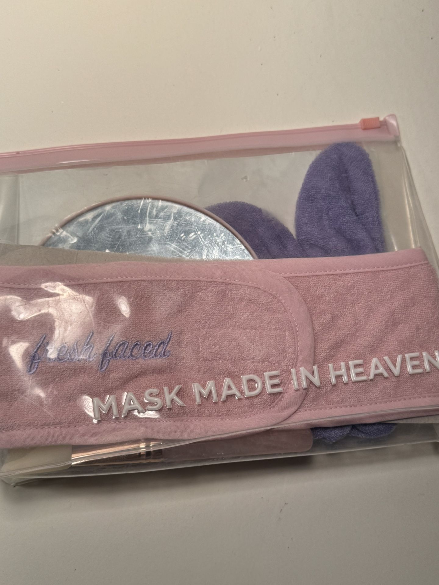 Face Wash Mask And Headband
