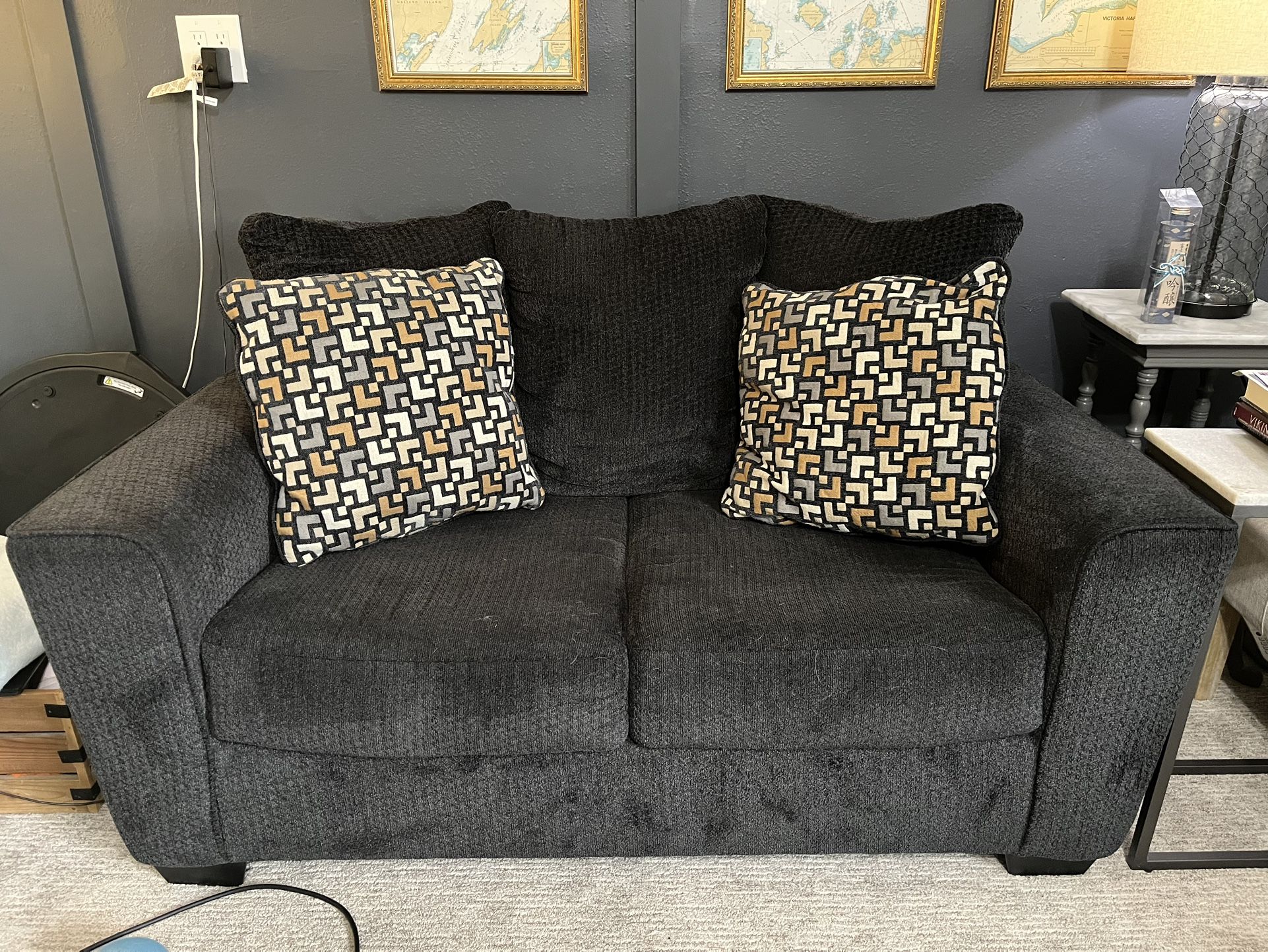 Black Loveseat