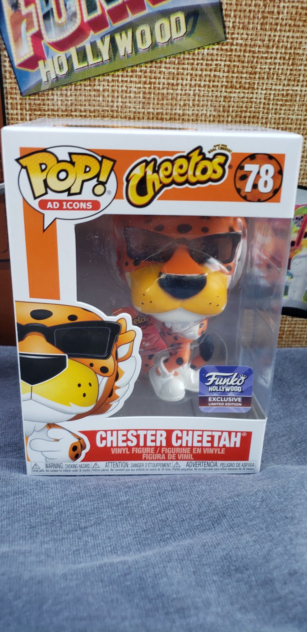 Funko pop Chester Cheetah Hollywood HQ Grand Opening exclusive