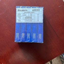 10- Bulbrite Halogen Lamps 200W