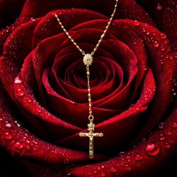 14k gold Rosarie