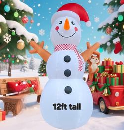12ft Snowman Inflatable