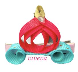 Cinderella carriage hair clip (handmade)