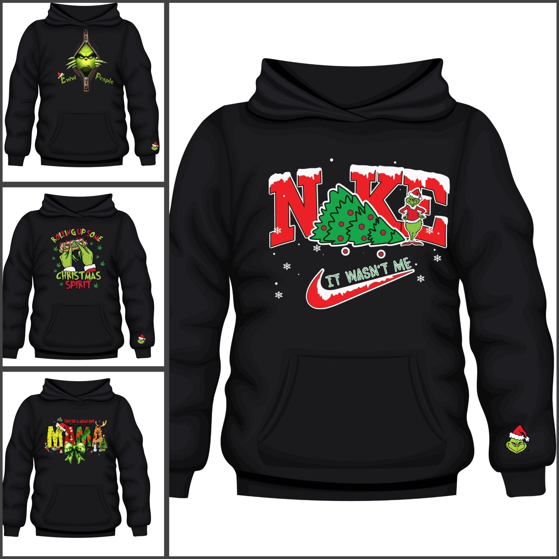 Christmas Hoodies Grinch Hoodies