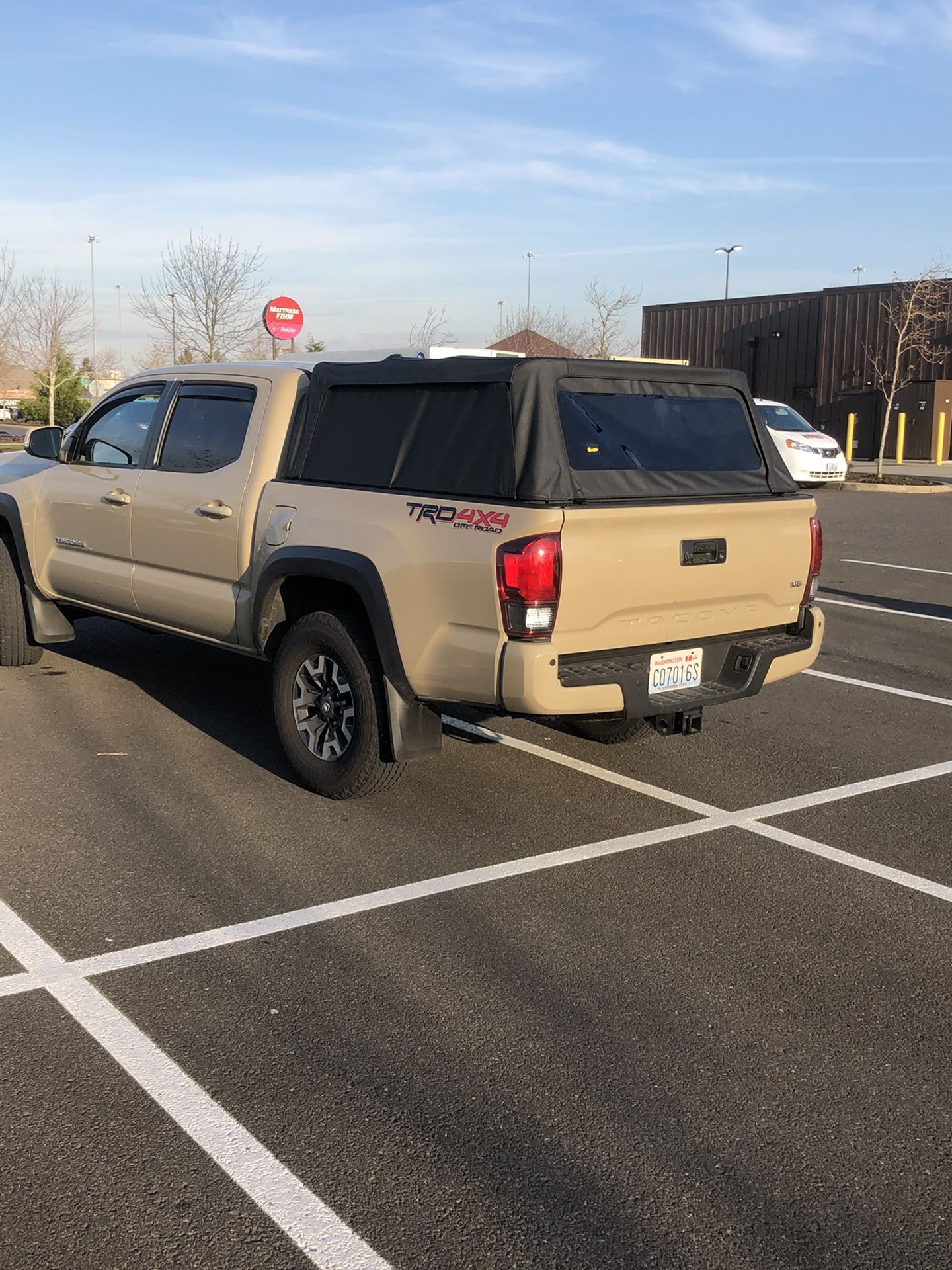 Bestop canopy for a 5 foot bed 2019 Tacoma 3 months old like new!