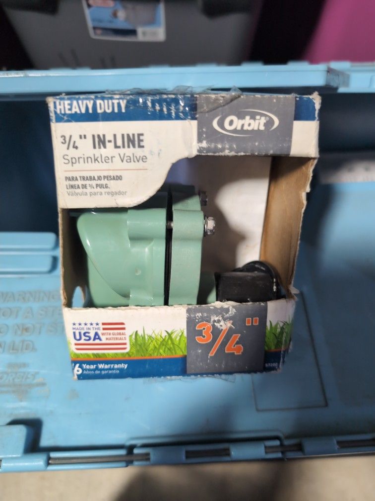 Orbit 57280 3/4" FPT Auto Inline Sprinkler Valve - Green