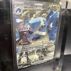 Pokemon Ascended Heroes - Steven’s Metagross Special Illustration Rare  $68  More available in store.   Fremont pick up at Mecha-Marked section at Man